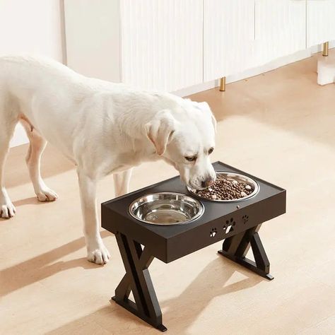 Double-Bowl Pet https://thordesign.us/products/double-bowl-pet Thor Design #Bestseller Dog Food Holder, Pet Feeder Station, Raised Dog Feeder, Elevated Dog Feeder, Raised Dog Bowls, Elevated Dog Bowls, Dog Bowl Stand, Multiple Dogs, Dog Food Bowls