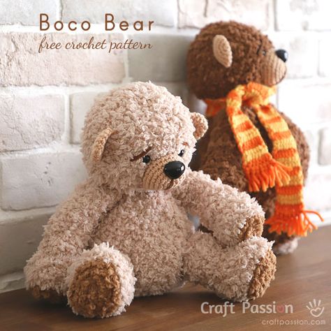 crochet huggy bear Bear Patterns Free, Crochet Bear Patterns, Bear Amigurumi, Crochet Teddy Bear Pattern, Crochet Teddy Bear, Haken Baby, Crochet Teddy, Teddy Bear Pattern, Crochet Bear