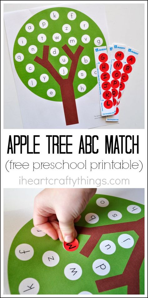 Practice matching uppercase and lowercase letters with this Fun Apple Tree ABC Match Preschool Printable. Matching Uppercase And Lowercase Letters, Letters Preschool, Apple Crafts, Apple Preschool, Apple Activities, Aktiviti Kanak-kanak, Preschool Literacy, Apple Theme, Preschool Printable