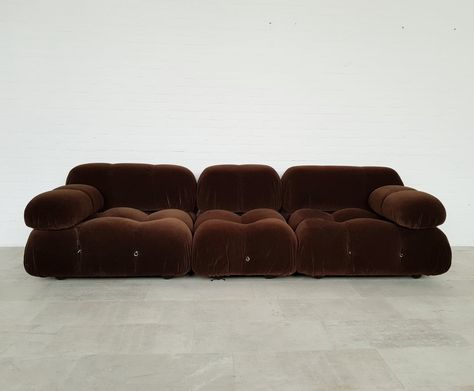 B&b Italia Sofa, Mario Bellini Sofa, Bellini Sofa, Camaleonda Sofa, Velour Sofa, Mario Bellini, Interiors Dream, Brown Sofa, House Room