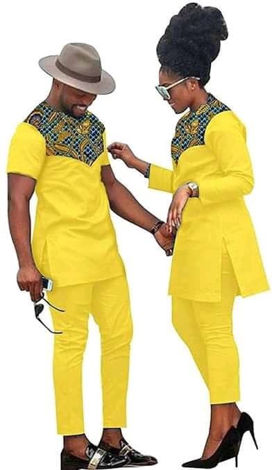 Couples Dress, African Couple, Couples African Outfits, Couple Clothing, Senator Wears, African Traditional Wear, African Wear Styles For Men, Traditional African Clothing, African Attire For Men