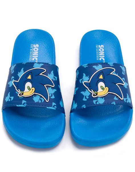 PRICES MAY VARY. SEGA SONIC THE HEDGEHOG SLIDERS FOR BOYS & GIRLS - If you know a Sonic The Hedgehog movie or game lover, then our awesome Sonic sandals for children and teens are the perfect way to level up their summer, pool and beachwear wardrobe! AVAILABLE IN A VARIETY OF SIZES SONIC THE HEDGEHOG SANDALS – The kids Sonic sliders come in UK kids sizes; 10 UK kids, 11 UK kids, 12 UK kids, 13 UK kids, 1 UK kids, 2 UK kids and 3 UK kids offering easy and comfortable slip-on sliders with a sturdy Sonic Face, Running Silhouette, Sonic Birthday, Pool Shoes, Blue Flip Flops, Breakfast Party, Shower Shoes, Pet Backpack, Pokemon Birthday