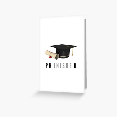 Phd Congratulations Cards, Graduation Card Diy, Comics Ideas, Mba Graduation, Phd Graduation, Graduation Greetings, Grad Cards, Doctorate, Graduation Card