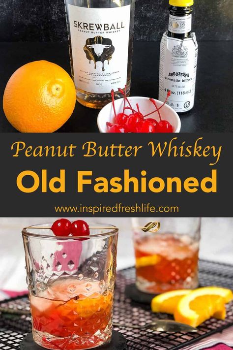 Whiskey Tasting Party, Whiskey Drinks Recipes, Peanut Butter Whiskey, Whiskey Old Fashioned, Whiskey Recipes, Old Fashioned Drink, Cocktail Drinks Alcoholic, Moonshine Recipes, Whiskey Cocktail