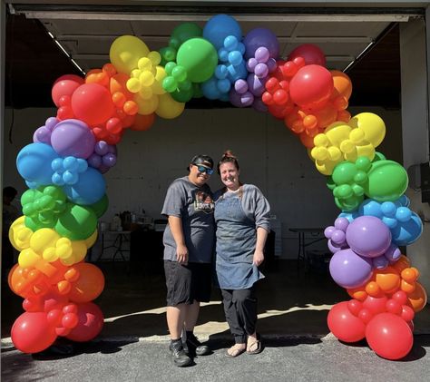 Balloon Arch Backdrop, Balloons Arch, Balloon Party, Rainbow Balloons, Lego Party, Rainbow Theme, Baby Photoshoot, Balloon Arch, Balloon Garland