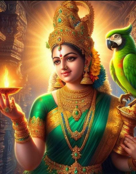 Meenakshi Amman Images Hd, Amman Images Hd, Amman Images, Meenakshi Amman, Indian Traditional Paintings, Devi Images Hd, Shiva Shankar, Rangoli Side Designs, Aadi Shakti