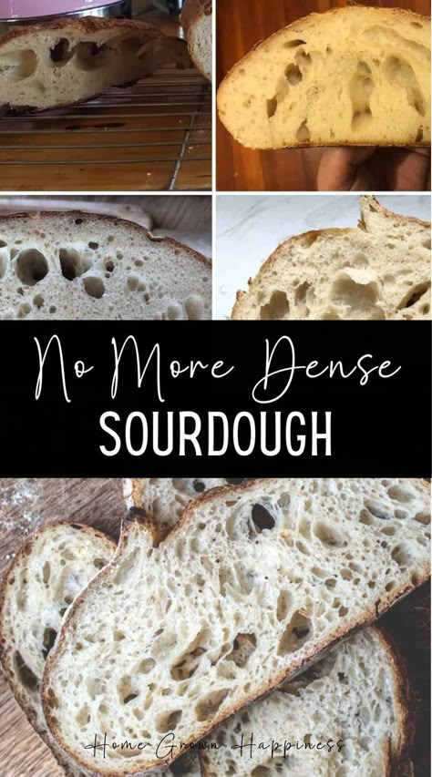 Is your sourdough dense or not turning out the way you had hoped? Maybe your sourdough isn’t holding its shape. Maybe you’re wondering ‘why is my sourdough not rising?’ or ‘why is my sourdough flat?’ Or perhaps ‘ why is my sourdough dense?’ If your dough isn’t doing what it should, this sourdough bread troubleshooting guide is for you. Read through this and it will help you decipher what went wrong. Recipe Using Sourdough Starter, Sourdough Recipe, No Rise Bread, Homemade Sourdough Bread, Sourdough Starter Recipe, Sourdough Bread Recipe, Sourdough Baking, Delicious Bread, Starters Recipes