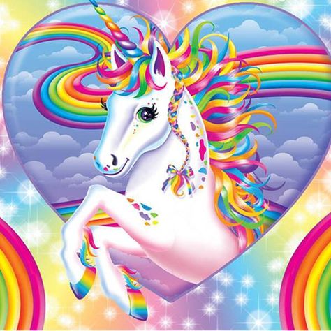 Lisa Frank Unicorn Animal Canvas Paintings, Diy Kids Art, Unicorn Pictures, Cross Crafts, Cartoon Unicorn, Lisa Frank, Animal Canvas, Cross Paintings, Wall Art Canvas Painting