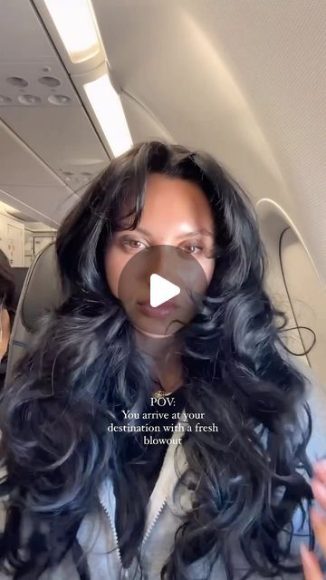 Tatyana Lafata on Instagram: "Walking off the plane with fresh curls will never get old 😮‍💨 

-
#blowout #hairtutorial" Old Money Blowout Hair, Tatyana Lafata, Blowout Hair, Influencers Fashion, Hair Styling, Getting Old, Old Money, Hair Tutorial, Influencer