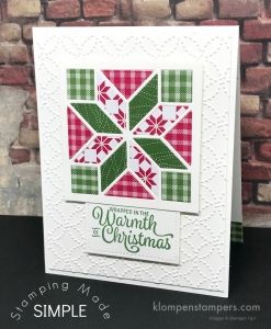 Patchwork Cards, Quilt Cards, Stamped Christmas Cards, Paper Quilt, Sewing Cards, Handmade Christmas Card, Stampin Up Christmas, Diy Christmas Cards, Christmas Quilts