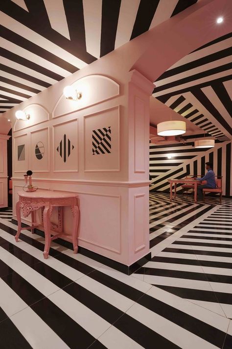 Gallery of The Pink Zebra / Renesa Architecture Design Interiors Studio - 34 Hotel Lobby Design, Teen Bedroom Designs, Salon Interior Design, Salou, Restaurant Interior Design, Pink Interior, Interior Photo, Pink Decor, Pink Zebra