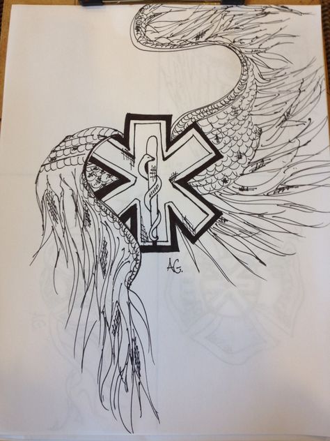 Paramedic tattoo designs Firefighter Paramedic Tattoo, Ems Tattoos Female, Ambulance Tattoo, First Responder Tattoo, Paramedic Tattoo, Jacob Tattoo, Ems Tattoos, Tattoo 2024, Matching Tats