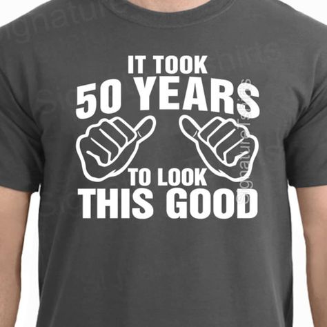 This Mens T-Shirts item by signaturetshirts has 313 favorites from Etsy shoppers. Ships from Sarasota, FL. Listed on Aug 4, 2024 Funny 50th Birthday Gifts, New Baby Announcement, Dad Tshirt, 50th Birthday Funny, New Baby Announcements, Funny Gift Idea, Birthday Funny, Sarasota Fl, Mens Long Sleeve Tee