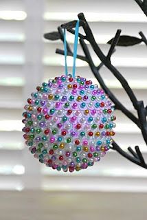 i love this blog, her ornament came out amazing for all the trouble she had making it Sequin Baubles, Styrofoam Ornaments, Jeweled Ornaments, Sequin Ornaments, Kissing Balls, Sequin Crafts, Ornaments To Make, Beaded Christmas Ornaments, Christmas Ornaments Homemade