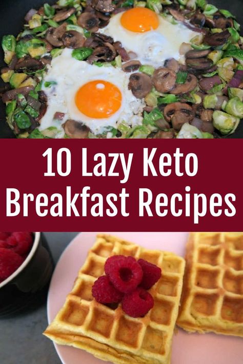 Lazy Keto Breakfast Recipes – 10 Easy ideas for the best delicious quick low carb friendly meals to start your day with. Carb Friendly Meals, Lazy Keto Breakfast, Budget Breakfast, Breakfast On A Budget, Low Carb Protein Powder, Carb Friendly Recipes, No Carb Food List, Keto Breakfast Smoothie, Keto Guide