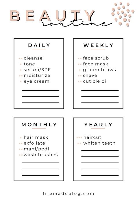 Beauty Checklist, Beauty Routine Schedule, Beauty Routine Checklist, Routine Checklist, Skin Care Routine For 20s, Beauty Care Routine, Make Beauty, Summer Glow, Glow Up Tips