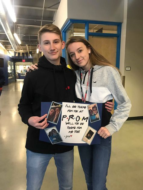 friends themed promposal Ask To Homecoming, Asking To Homecoming, Kids R Us, Prom Things, Promposal Ideas, Cute Prom Proposals, Black People Homecoming, Taylor Swift Homecoming, Prom Proposals