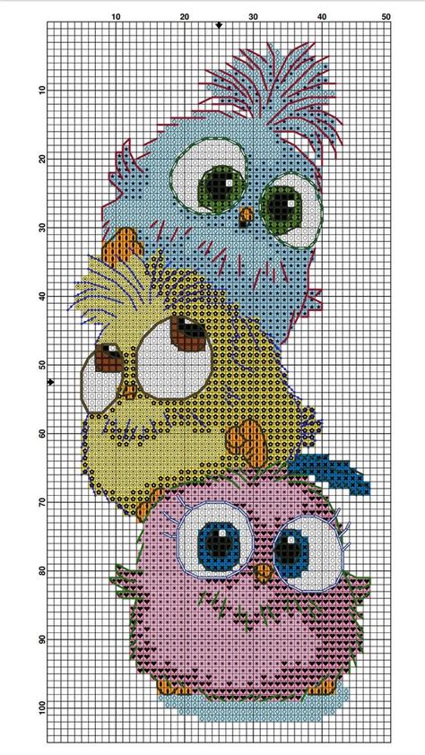 فن النسيج, Cross Stitch Silhouette, Cross Stitch Owl, Free Cross Stitch Patterns, Disney Cross Stitch Patterns, Animal Knitting Patterns, Cross Stitch For Kids, Cat Cross Stitch Pattern, Animal Cross Stitch Patterns