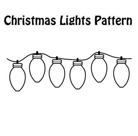 Print coloring page and book, Christmas Lights Coloring Page for kids of all ages. Updated on Monday, January 2nd, 2017. String Art Templates, Art Quilling, Christmas Stencils, Christmas Applique, Applique Templates, Preschool Christmas, Christmas Templates, Christmas Coloring Pages, Noel Christmas