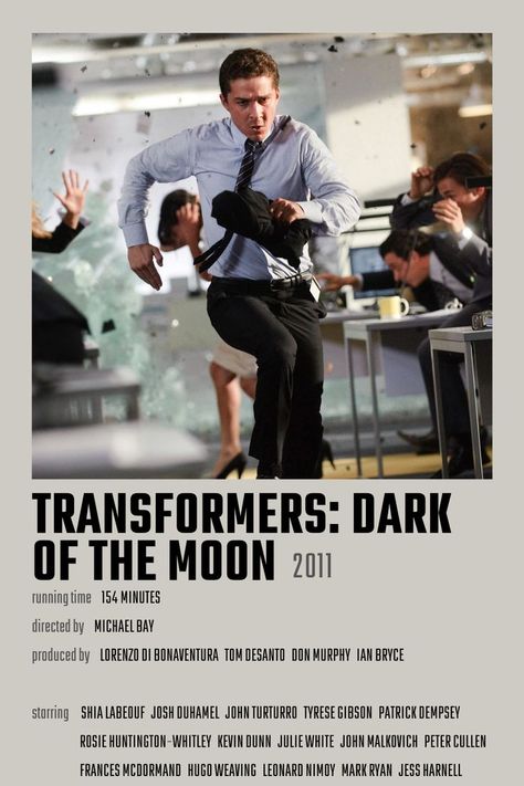 Transformers: Dark of the Moon Movie Poster Moon Movie Poster, Transformers Poster, Transformers Dark Of The Moon, Moon Movie, Dark Of The Moon, Netflix Hacks, John Turturro, Hugo Weaving, John Malkovich