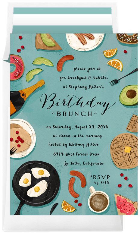 Engagement Party Brunch, Engagement Party Dinner, Engagement Brunch, Graduation Brunch, Engagement Party Themes, Personalised Cupcakes, Champagne Brunch, Invitation Maker, Birthday Brunch