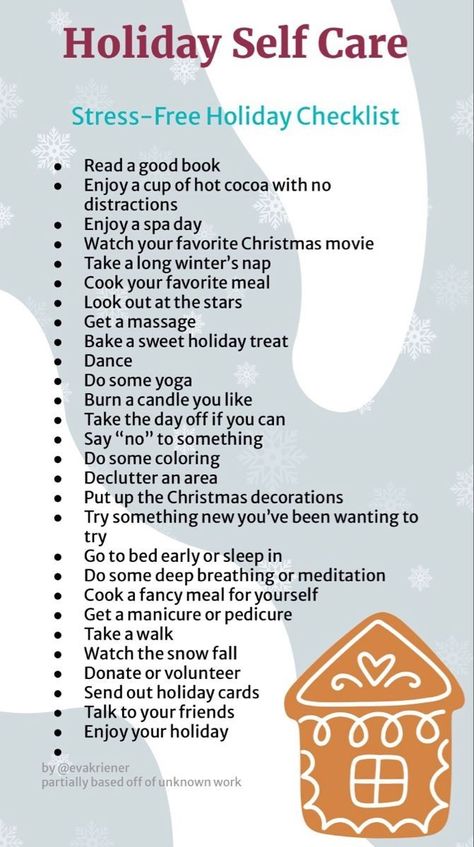 Christmas Prep By Month, What To Do When Bored Christmas, Things To Do During The Holidays, What To Do Before Christmas, Winter Self Care Challenge, Things To Do Over Christmas Break, December Self Care Challenge, Christmas Glow Up, Christmas Checklist Things To Do