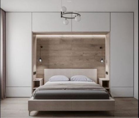 Bedroom Wardrobe Ideas, Vstupná Hala, Arsitektur Art Deco, Bed With Wardrobe, Bedroom Built Ins, Small Bedroom Interior, Bedroom Built In Wardrobe, Small Bedroom Storage, Bedroom Cabinets