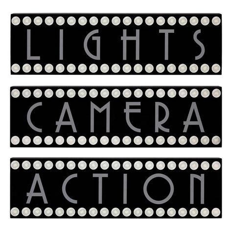 Movie Theme Room, Lights Camera Action Theme, Fall Classroom Door Ideas, Movie Themed Rooms, Old Hollywood Decor, Hollywood Decor, Movie Night Decorations, Drama Education, Spring Dance