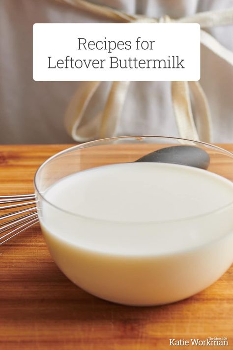 At some point we all end up with extra buttermilk and don't want to throw it out! Here are 12 recipes to make use of leftover buttermilk, from biscuits to cornbread to salad dressing. #buttermilk #leftovers Recipes That Need Buttermilk, How To Use Leftover Buttermilk, Buttermilk In Recipes, What To Use Buttermilk In, What To Do With Buttermilk Recipes, Homemade Buttermilk Recipes, Recipes That Use Buttermilk Baking, Gf Recipes Using Buttermilk, Things To Make With Buttermilk Baking