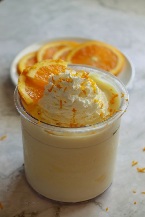 Orange Creamsicle Creami - Stay Fit Mom Orange Creamsicle Ninja Creami Recipe, Orange Sorbet Ninja Creami, Greek Pita Bowls, Pita Bowl, Prep Dinners, Ninja Creamy, Stay Fit Mom, Greek Pita, Clean Simple Eats