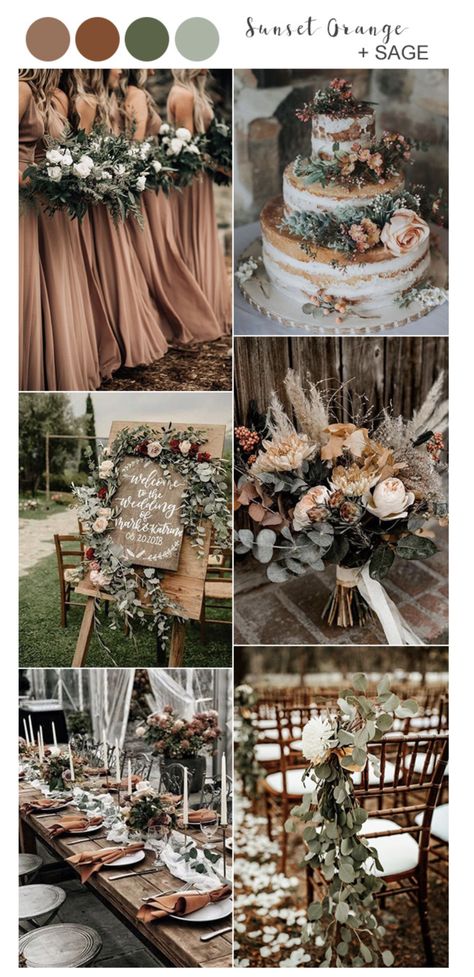 September Wedding Colors, Weddings Decorations Elegant Romantic, Wedding Motif, Wedding Neutral, Jordan Wedding, Fall Wedding Color Schemes, Backyard Weddings, Boho Styl, Budget Friendly Wedding