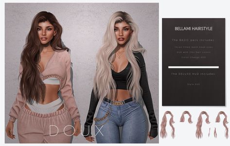 DOUX NEWS @Equal10 Event! | Who is ready for a new hairstyle… | Flickr The Si, Sims 4 Anime, Sims 4 Body Mods, Longer Hair, Sims Hair, Sims 4 Mods Clothes, New Hairstyle, Sims 4 Cas, Sims 4 Cc Finds