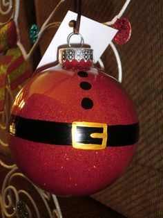 Diy Santa Decorations, Diy Christmas Ball, Hobby Lobby Christmas, Diy Santa, Christmas Ornaments Diy, Diy Ornaments, Painted Christmas Ornaments, Painted Ornaments, Christmas Ornaments Homemade