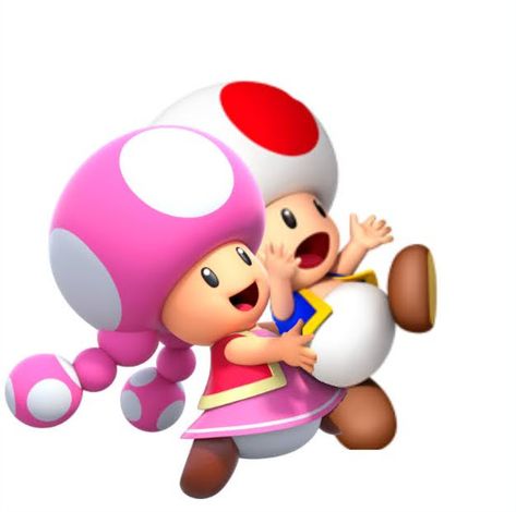 Toad And Toadette Matching Pfp, Toadette And Toad, Toadette Wallpaper, Toadette Mario, Toad And Toadette, Princess Peach And Mario, Drippy Wallpapers, Mario Princesses, Mario Fanart