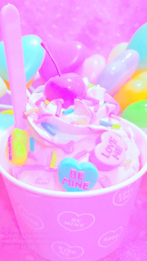 Yume Kawaii Aesthetic Wallpaper, Candy Aethstetic, Yume Kawaii Aesthetic, Pastel Rainbow Aesthetic, Moon Food, Rainbow Desserts, Pink Desserts, Yume Kawaii, Kawaii Dessert