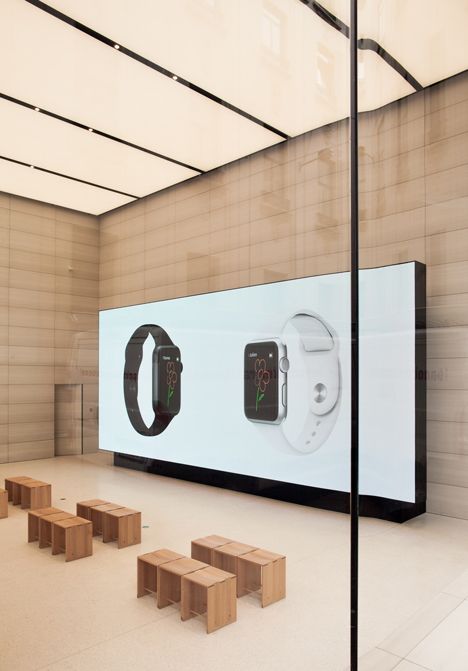 First Apple Store under Jonathan Ive unveiled in Brussels Apple Store Interior, Apple Store Design, Apple Office, Digital Retail, Apple Shop, Retail Interior Design, Store Interiors, Retail Store Design, Apple Design