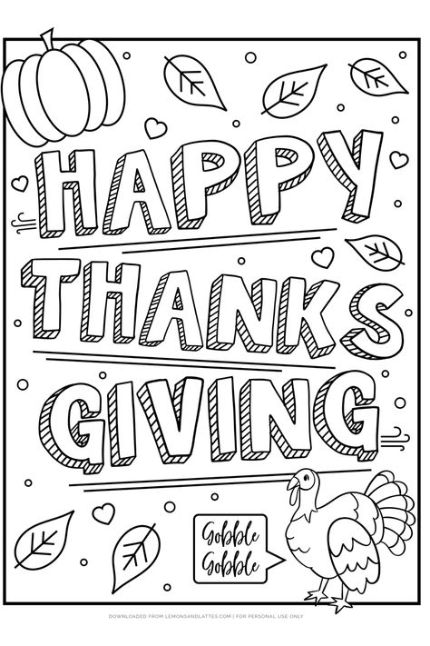 Free coloring pages for kids that say Happy Thanksgiving. Sheets include plenty of fun Fall-themed elements to color like leaves, pumpkins, and turkeys. Happy Thanksgiving Coloring Pages, Thanksgiving Activity Sheets, Thanksgiving Coloring Pages For Kids, Thanksgiving Drawings, Thanksgiving Coloring Sheets, Thanksgiving Coloring Book, Free Thanksgiving Coloring Pages, Tumblr Coloring Pages, Free Coloring Pages For Kids