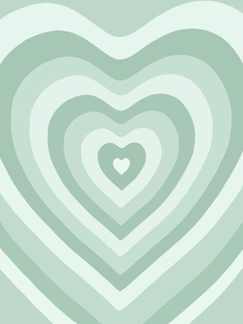 Heart Design Art, Pastel Apartment, Art Room Posters, Mint Green Aesthetic, Sage Green Wallpaper, Pastel Poster, Heart Iphone Wallpaper, Iphone Wallpaper Pattern, Soft Wallpaper