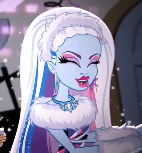 Abbey Bominable Icon, Monster High Abbey, Abbey Bominable, Monster High Art, Monster High Characters, Ice Queen, High Art, Monster High, Aura