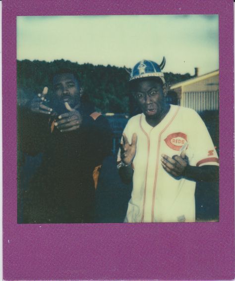 Frank Ocean & Tyler The Creator @ Øyafestivalen in Oslo (polaroid by Faith Silva) Frank Ocean Tyler The Creator, Frank Ocea, Odd Future Wolf Gang, Steve Lacy, Odd Future, Rap Aesthetic, T Baby, Rap Artists, Frank Ocean