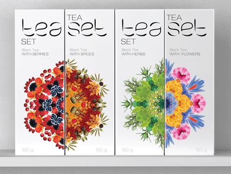 TEA SET (STUDENT WORK) Tea Packaging Design, Fruits Images, Cool Packaging, Tea Design, Tea Brands, Natural Branding, Tea Packaging, Interesting Ideas, Beverage Packaging