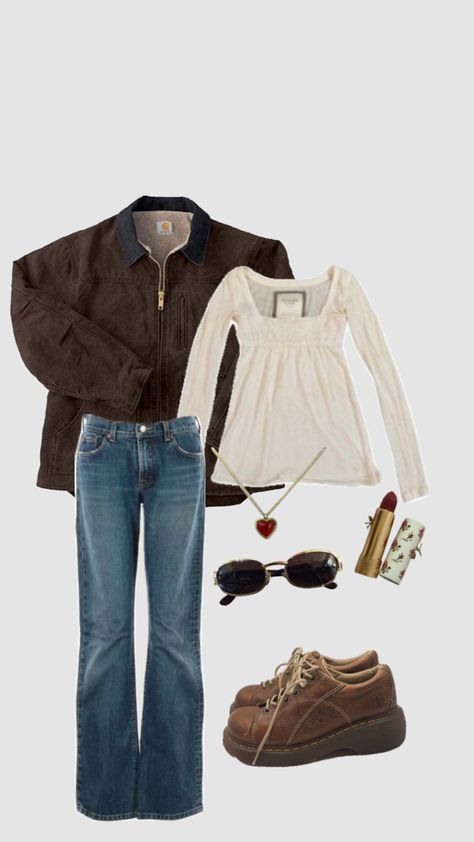 #fall #falloutfit #gilmoregirls Twilight Outfits, Downtown Outfits, Autumn Fits, Lookbook Outfits, Dream Clothes, Your Aesthetic, Rainy Day, Aesthetic Clothes, Pretty Outfits