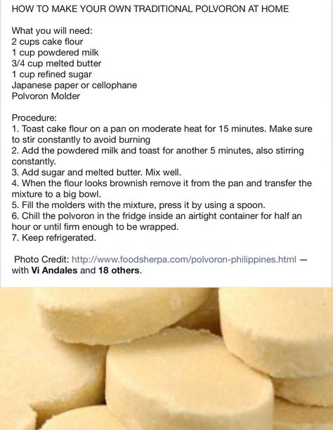 Polvoron Recipe, Polvorones Recipe, Pinoy Dessert, Filipino Food Dessert, Resepi Biskut, Filipino Desserts, Filipino Dishes, Pinoy Food, Filipino Food