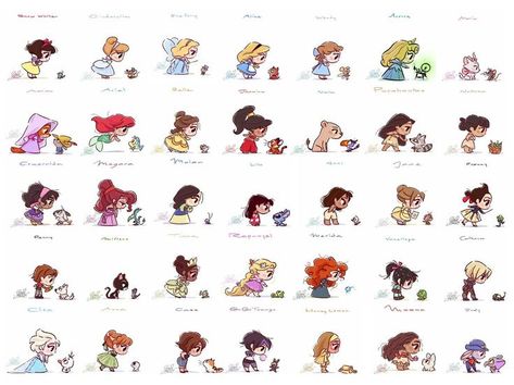 Kawaii Disney Drawings, Cute Disney Doodles, Disney Princess Drawings Sketches, David Gilson Disney, Disney Tattoo Ideas, Chibi Disney, Disney Minimalist, Disney Doodles, Disney Character Drawings