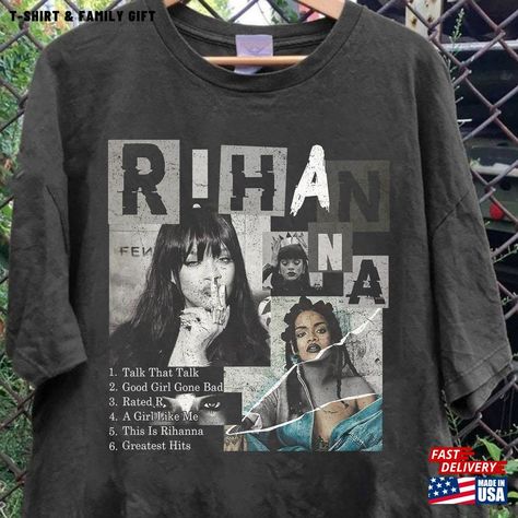 Vintage Rihanna Shirt Concert Tee Tour Merch Unisex Hoodie Check more at https://tshirtfamilygift.com/product/vintage-rihanna-shirt-concert-tee-tour-merch-unisex-hoodie/ Rihanna Shirt, Tour Merch, Concert Tees, Rihanna, Boyfriend Gifts, Unisex Hoodies, Concert, Music