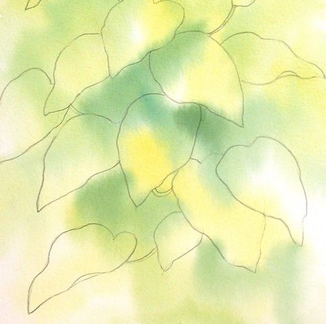 Here's a photo of a clematis growing in my garden.  The leaves overlap each other and are casting shadows downwards.  In this demo I'm tryin... Watercolor Negative Painting, Negative Painting, Teaching Watercolor, Chirstmas Decor, Art Demo, Space Painting, Watercolor Lessons, Watercolour Inspiration, Watercolor Projects