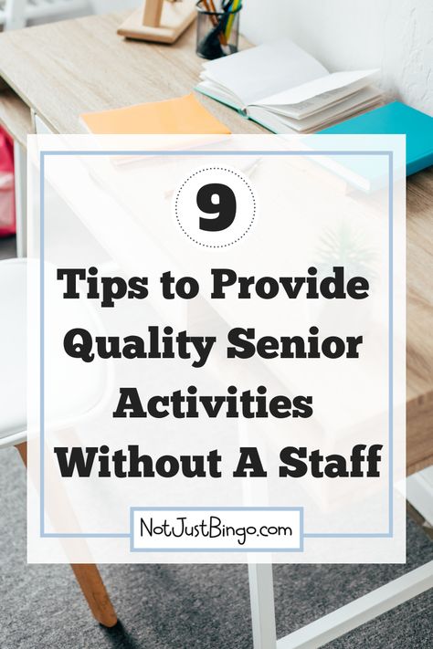 Some senior living activity departments are made up of only one employee who does everything. So how can you pull off having a great activity program without an activity staff? Read our how-to article to find out some tips to apply to your nursing home. #assistedliving #activityprogram Independent Senior Living Activities, Life Enrichment Director, January Senior Living Activities, Independent Living Activities, Activities For Seniors In Nursing Homes, Evergreen Crafts, Senior Living Marketing, Assisted Living Activities, Senior Center Activities