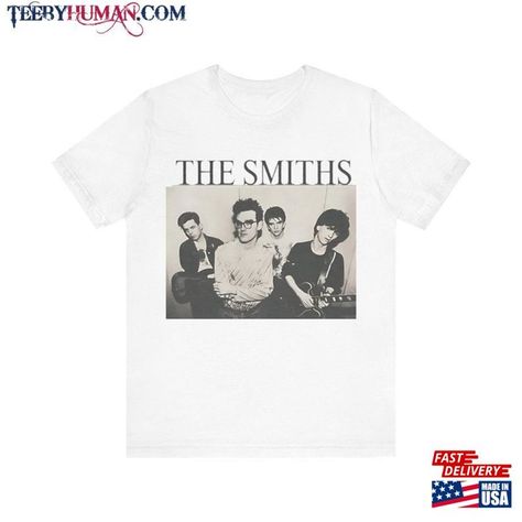 The Smiths Promo Tee - Vintage Style Graphic T-Shirt 2000S Retro Band Merch Sweatshirt Hoodie Check more at https://teebyhuman.com/product/the-smiths-promo-tee-vintage-style-graphic-t-shirt-2000s-retro-band-merch-sweatshirt-hoodie/ Smiths T Shirt, The Smiths T Shirt, Retro Band, Merch Hoodie, The Smiths, Band Logos, Band Merch, Will Smith, Family Shirts