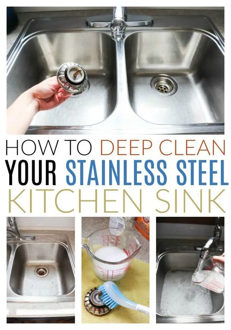 Deep Clean Kitchen, Remove Rust Stains, Clean Kitchen Sink, Clean Baking Pans, Metal Sink, Cleaning Painted Walls, How To Clean Rust, Glass Cooktop, Deep Cleaning Tips