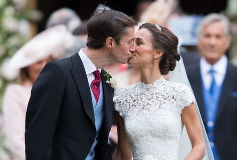 hasn't been confirmed since the lavish ceremony Saturday. Pippas Wedding, Pippa Middleton Wedding, Romantic Bridal Hair, James Matthews, Kate And Pippa, Best Wedding Hairstyles, Hair 2018, Pippa Middleton, Diana Spencer